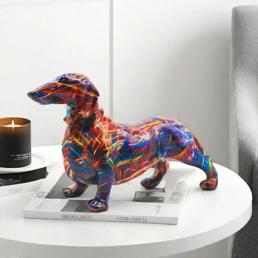 Statua Bassotto Decorativa 21cm o 38cm - Idea Regalo by Dog Moda
