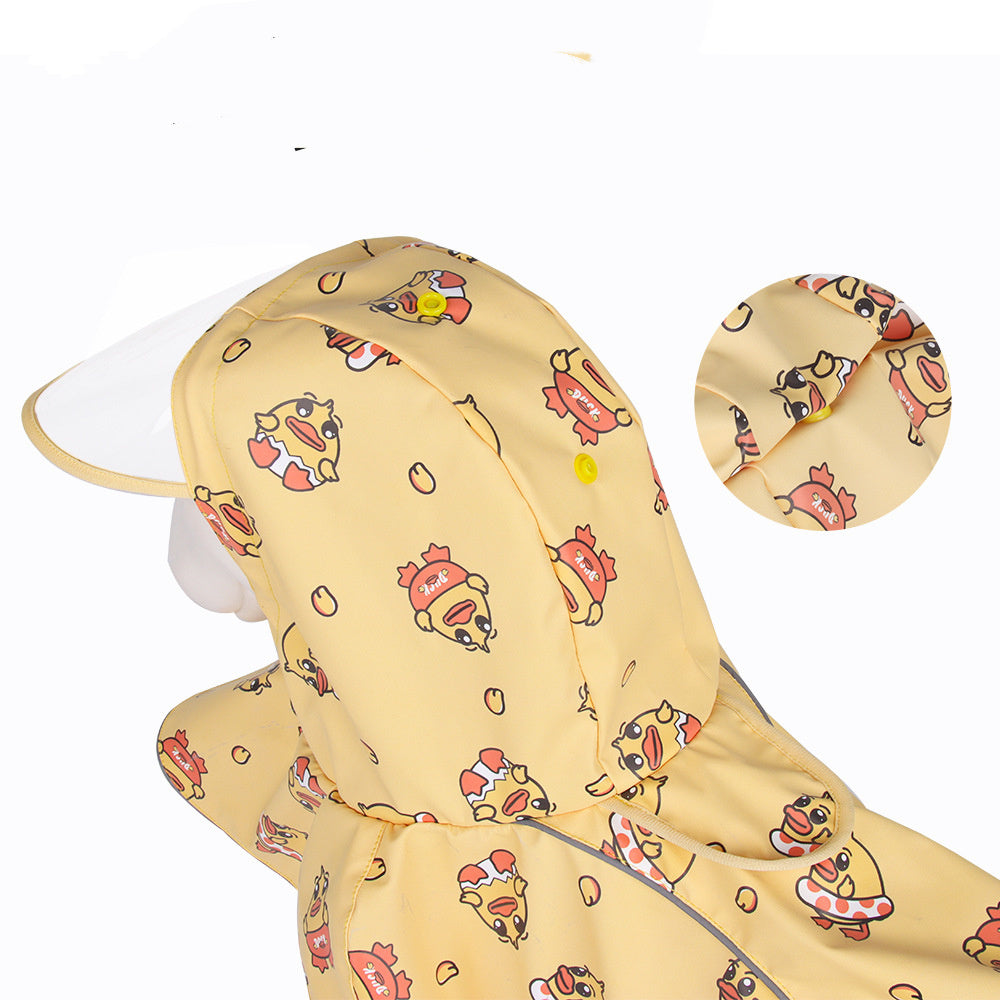 Raincoat for dogs with visor "Ruby"
