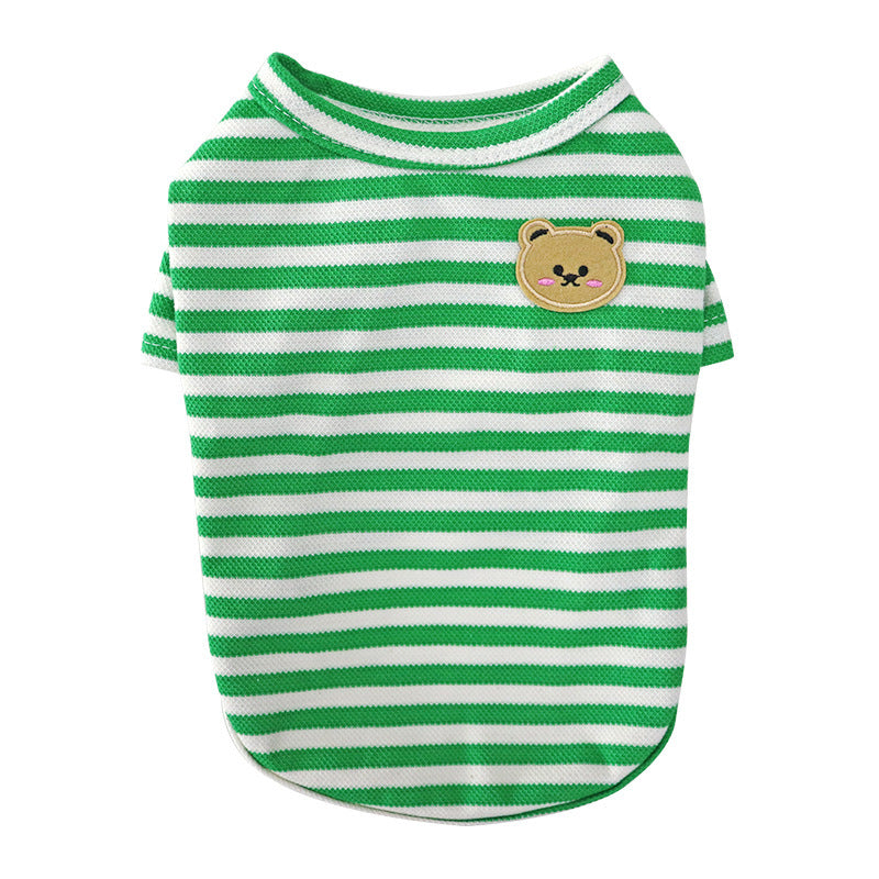 Stile a Righe: Magliettina Chic per Cani di Piccola Taglia - Dog Moda