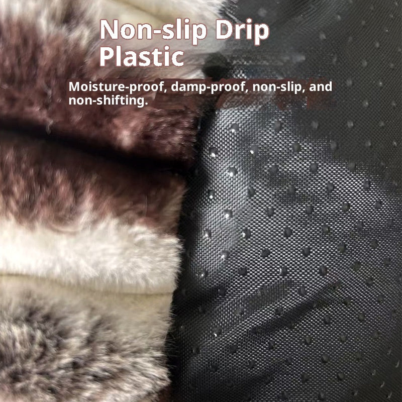 Pawszen Rechteckiges Hunde- und Katzenbett mit hoher Rückenlehne