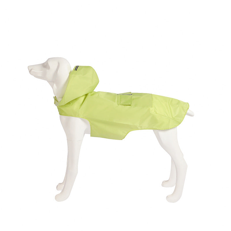 Impermeabile Riflettente con Cappuccio per Cani - Antivento e Perfetto per la Pioggia - Dog Moda