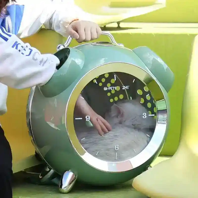 Trasportino Rigido Sveglia con Termometro e Oblò Removibile by Dog Moda