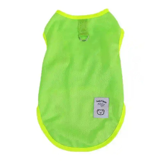 Maglietta per Cani "Lucky Bear" - Vest Smamicato con Anello per Guinzaglio by Dog Moda