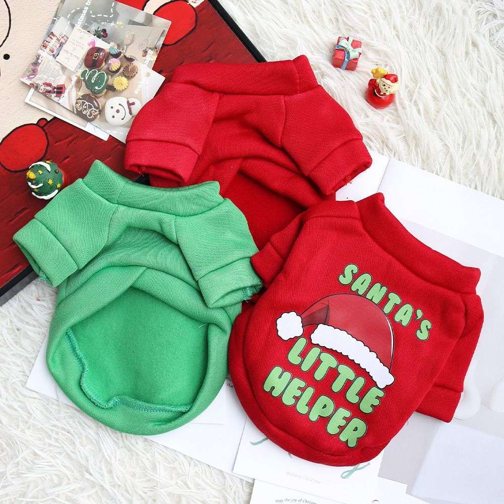 Felpa Natale per Cani | Maglia Calda con Stampa Festiva | Dogmoda