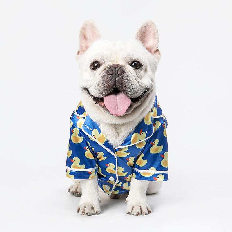 Satin-Hundepyjama „Ducky Dreams“