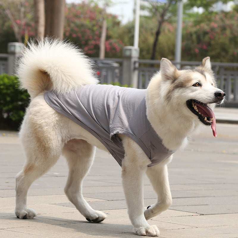 Sleeveless dog shirt also for large dogs "Basic"