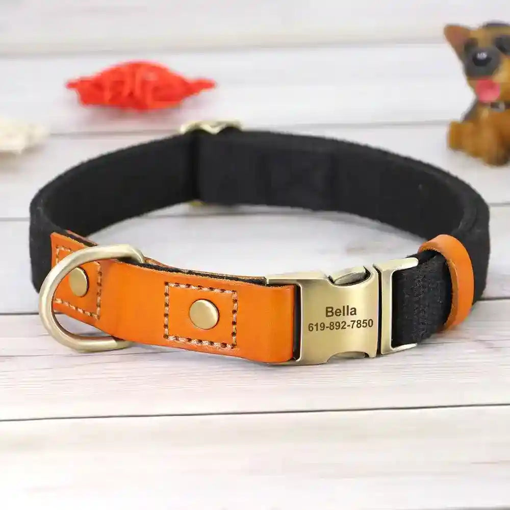 Collare Yatch per Cani in Pelle - Regolabile e Resistente by Dog Moda