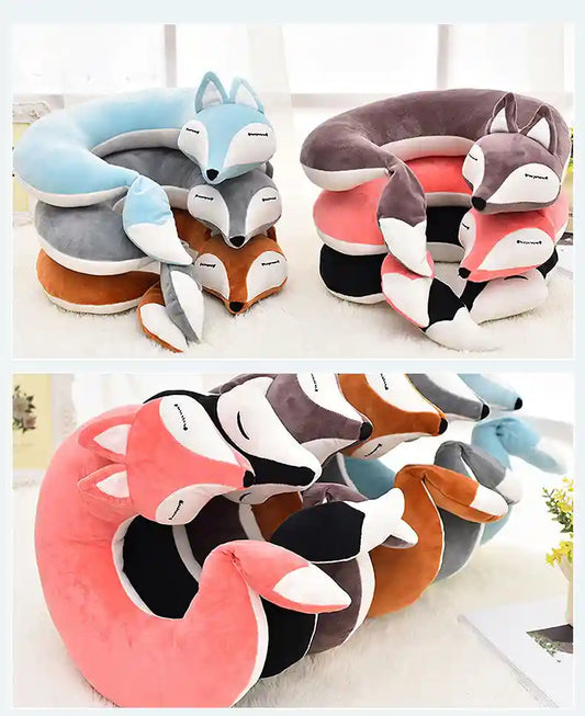 Cuscino Poggia Testa Volpe - Supporto Cervicale Viaggio by Dog Moda