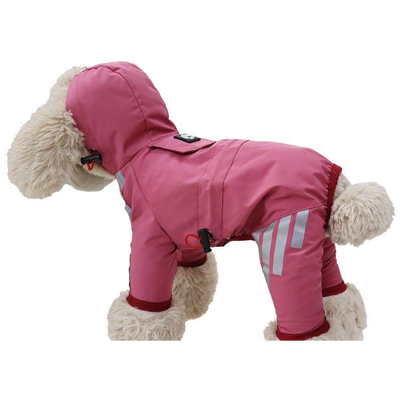 Dog Raincoat and Maltese with Breathable Hood "Cloudy"