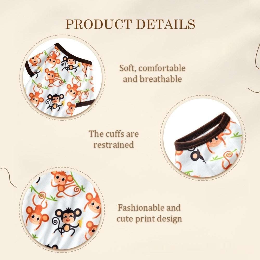 Tuta per Cani Jungle Fantasia Scimmiette | Dogmoda