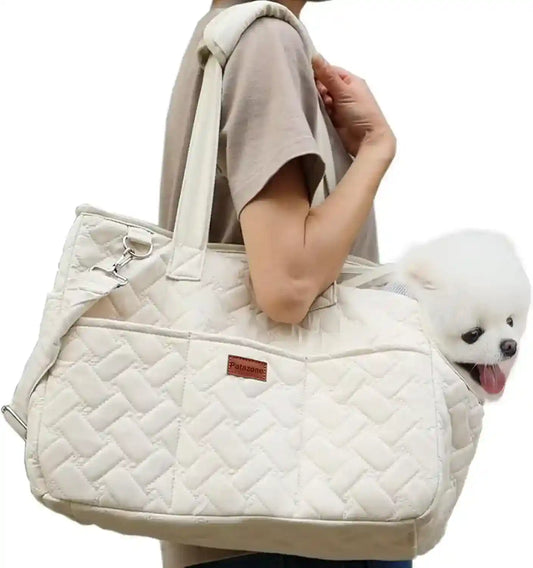 Trasportino Patazone per Cani e Gatti con Tasche e Tracolla by Dog Moda