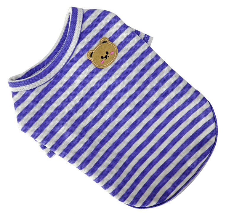 Stile a Righe: Magliettina Chic per Cani di Piccola Taglia - Dog Moda