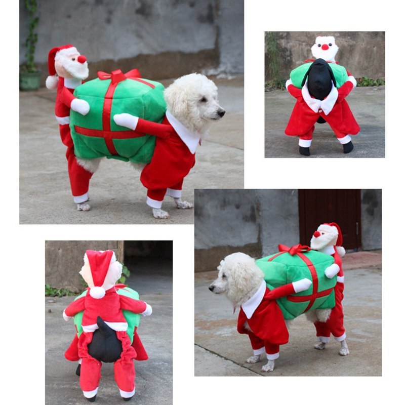 Santa's Helper Dog Costume - Fun and Magic for Your Dog This Holiday Season 