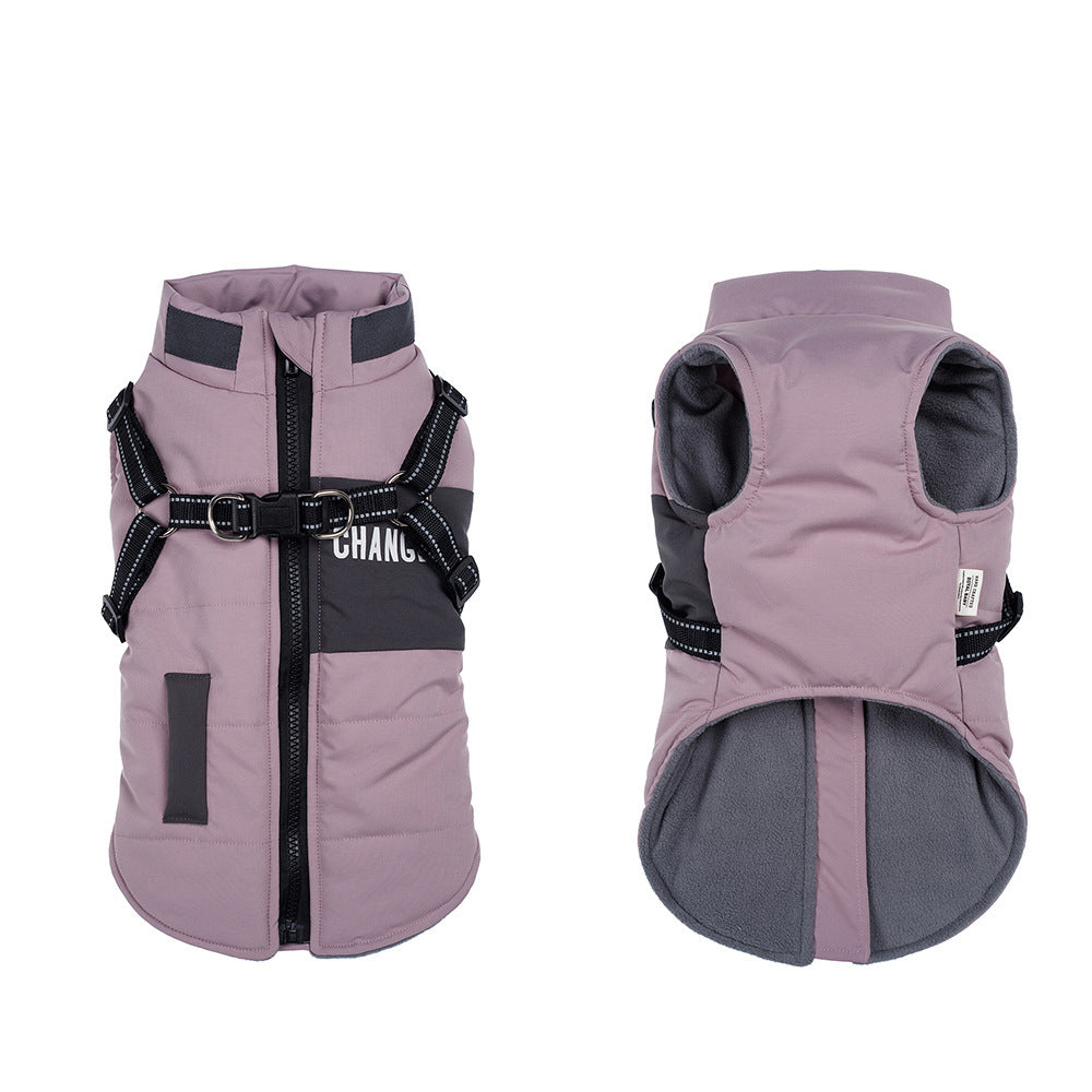 "Change" Fleece Lined Poodle Waterproof Coat
