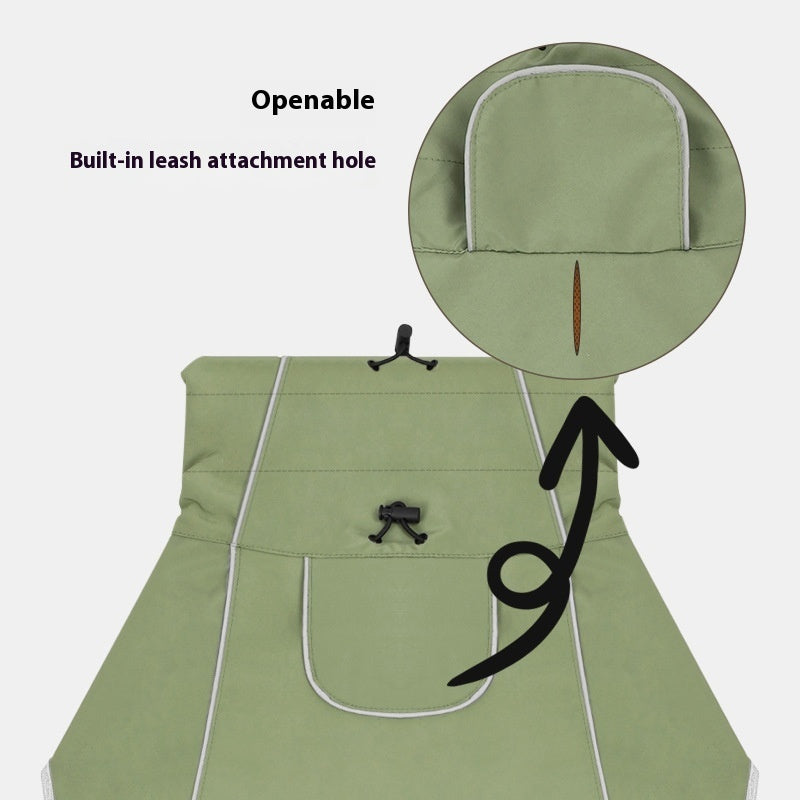 Imperméable pour chiens avec filet intérieur et cordon de serrage