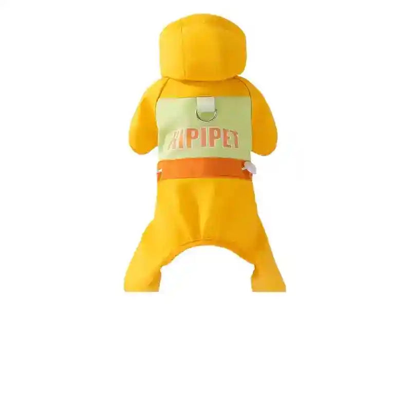 Mono impermeable de invierno para perros - Capucha 4 patas