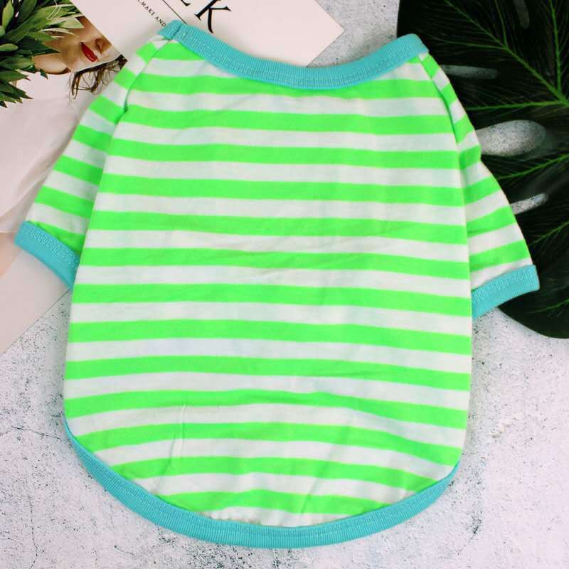 "BULK" Striped Cotton Dog Shirt