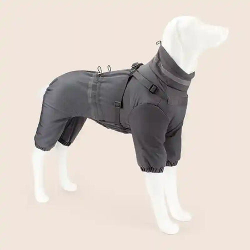 Cappotto per cani con pettorina riflettente e colletto antivento by Dog Moda