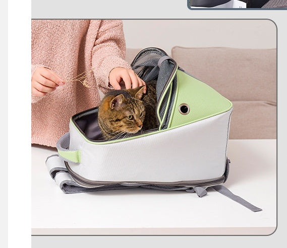 "Exploit" Dog and Cat Carrier Backpack in Anti-Scratch Nylon