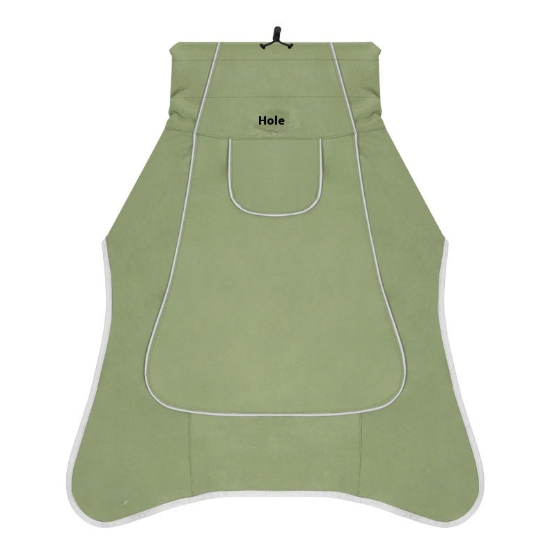 Imperméable pour chiens avec filet intérieur et cordon de serrage