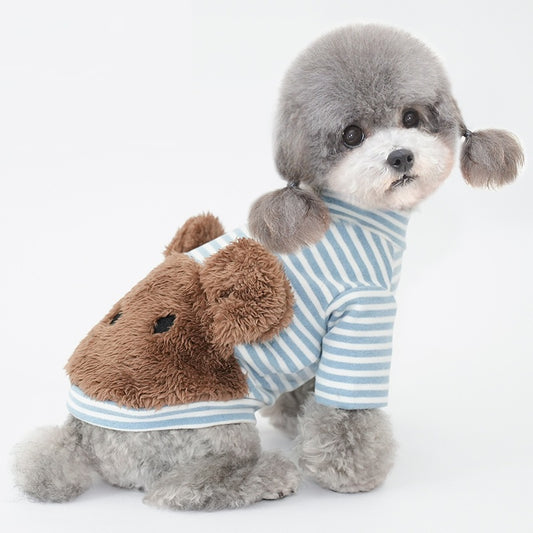 Maglia elasticizzata per cani per autunno e inverno