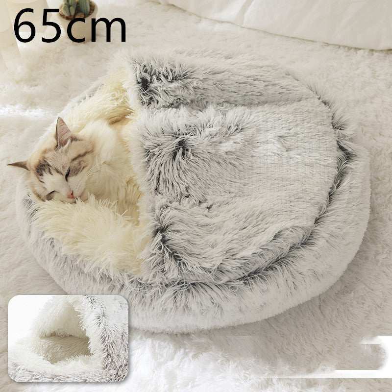 Cuccia Avvolgente "Comfort Ciambella" in Pile con Copertina - Dog Moda