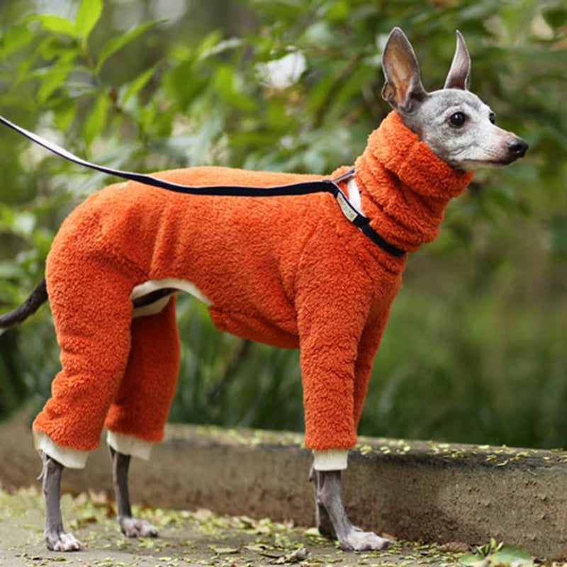 Fleecemantel „Lilac“ für Hunde mit Vierbeinschutz