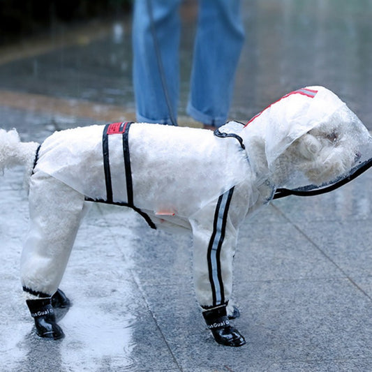 Impermeabile per Cani Trasparente "Limpido" – Eleganza e Protezione in Ogni Passeggiata