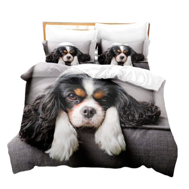 Set Copripiumino Cani - Completo Letto con Stampa Cagnolini
