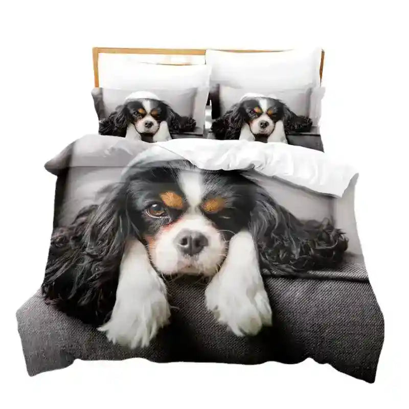 Set Copripiumino Cani - Completo Letto con Stampa Cagnolini by Dog Moda