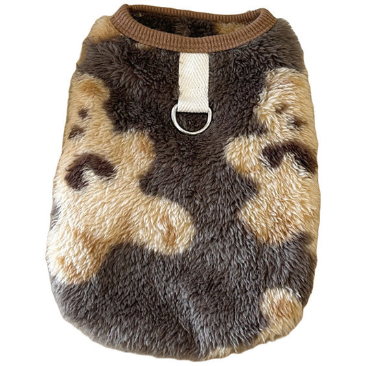 Maglia Smanicata Cani Orsetti - Anello Pettorina Dorso by Dog Moda