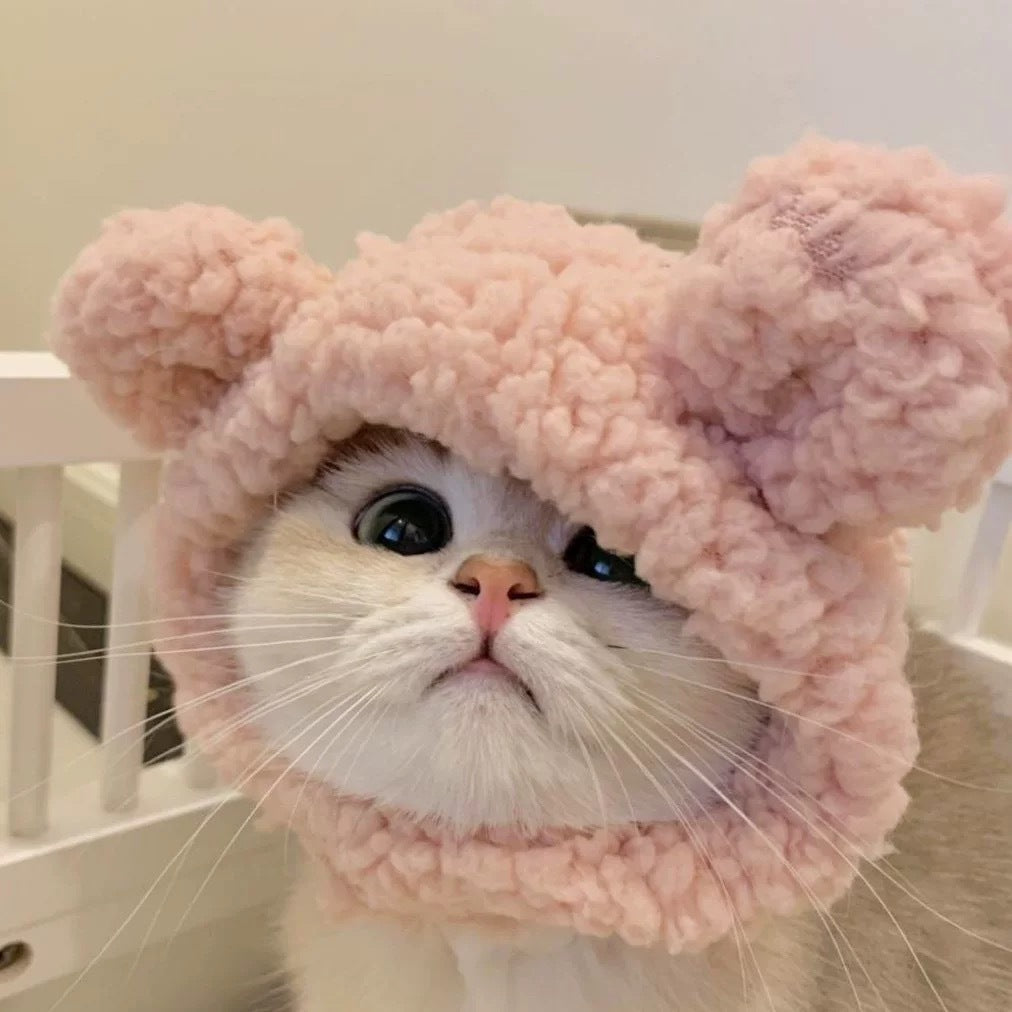 Cappellino in Pile per Cani e Gatti - Regolabile con Velcro by Dog Moda