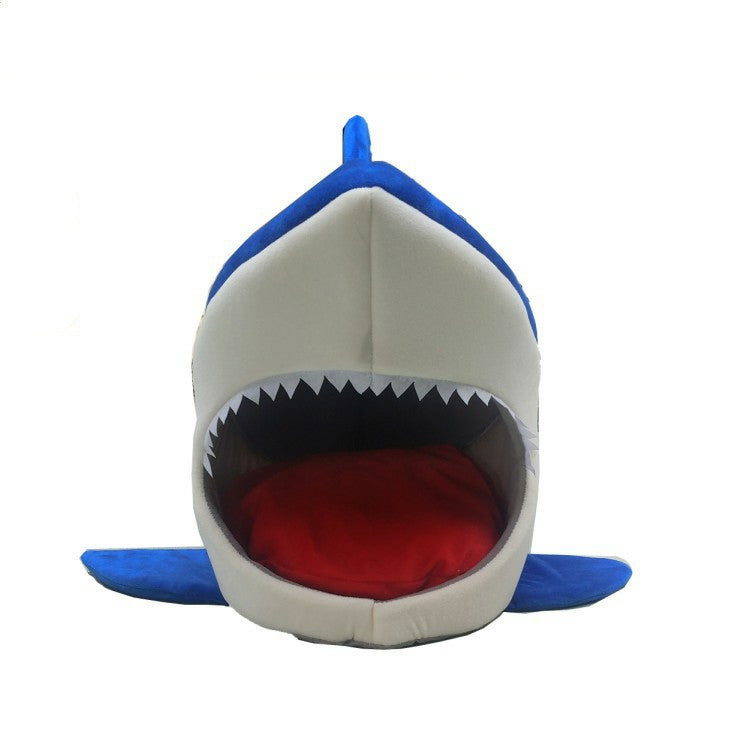 Cuccia per Cani e Gatti Modello "Shark" – Divertente, Comoda e Originale!