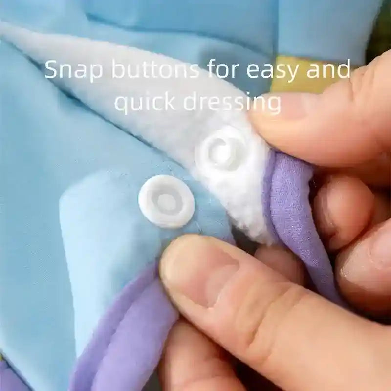 Mono impermeable de invierno para perros - Capucha 4 patas