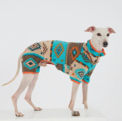 Dog Autumn And Winter Warm Thick Four-legged Pet Clothing