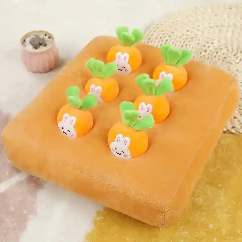 Gioco Peluche Cani Gatti Nascondi Snack Frutta Verdura by Dog Moda