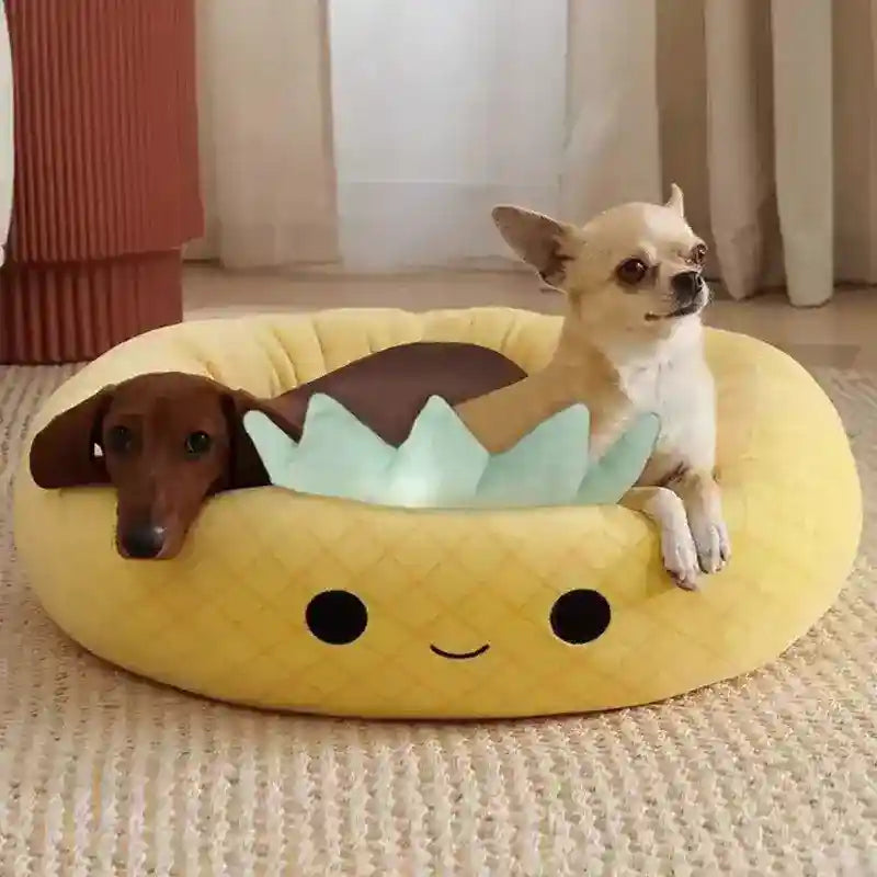 Lettino per Cani Squishmallows | Cuccia Morbida Squalo e Ananas by Dog Moda
