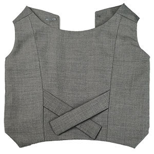 Graues „Panama“-Hundekleid