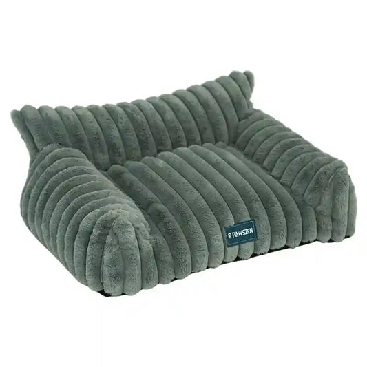 Divanetto Cani Gatti Velluto - Cuccia Sofa Righe Rosa by null