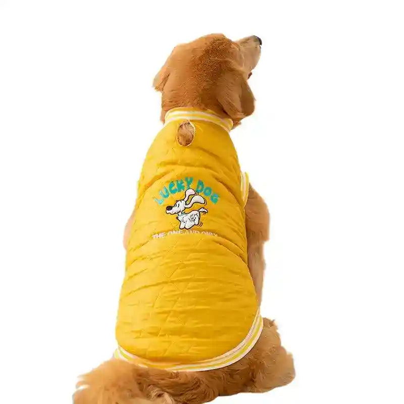 Cappotto Cani Taglia Grande Lucky Dog - Imbottito Caldo