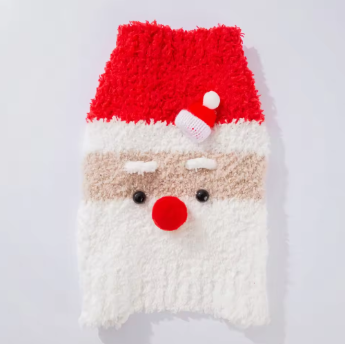 Maglione Babbo Natale per Cani e Gatti - Pile Morbido