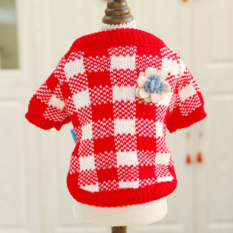 Red Dog Sweater "Heart"