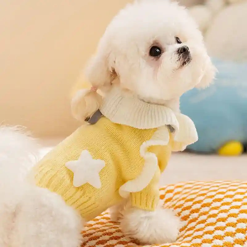 Maglione per Cani con Stelle - Caldo e Morbido by Dog Moda
