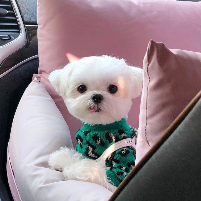 Maglioncino "Leopard Chic" – Eleganza Selvaggia per i Tuoi Cagnolini - Dog Moda