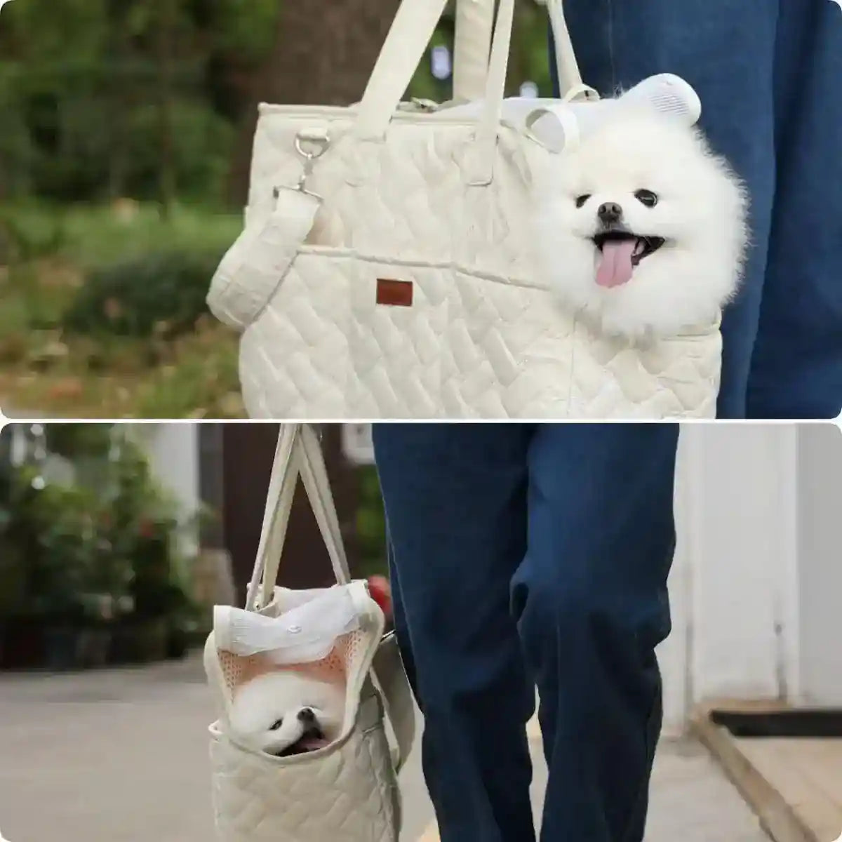 Trasportino Patazone per Cani e Gatti con Tasche e Tracolla by Dog Moda