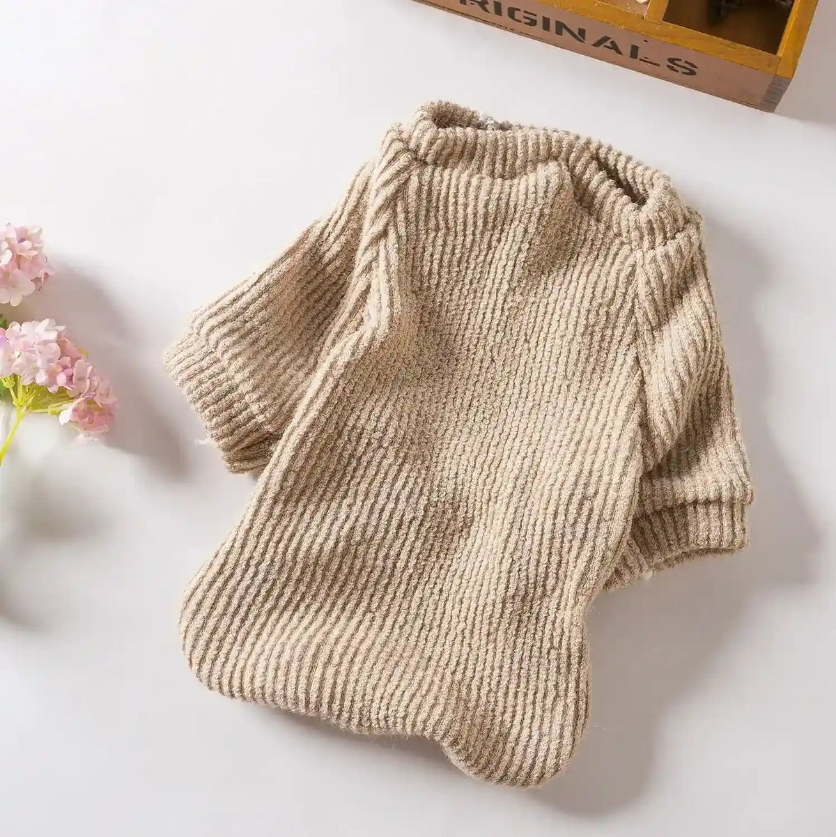 Maglione Cani Coraline Beige - Caldo e Morbido by Dog Moda