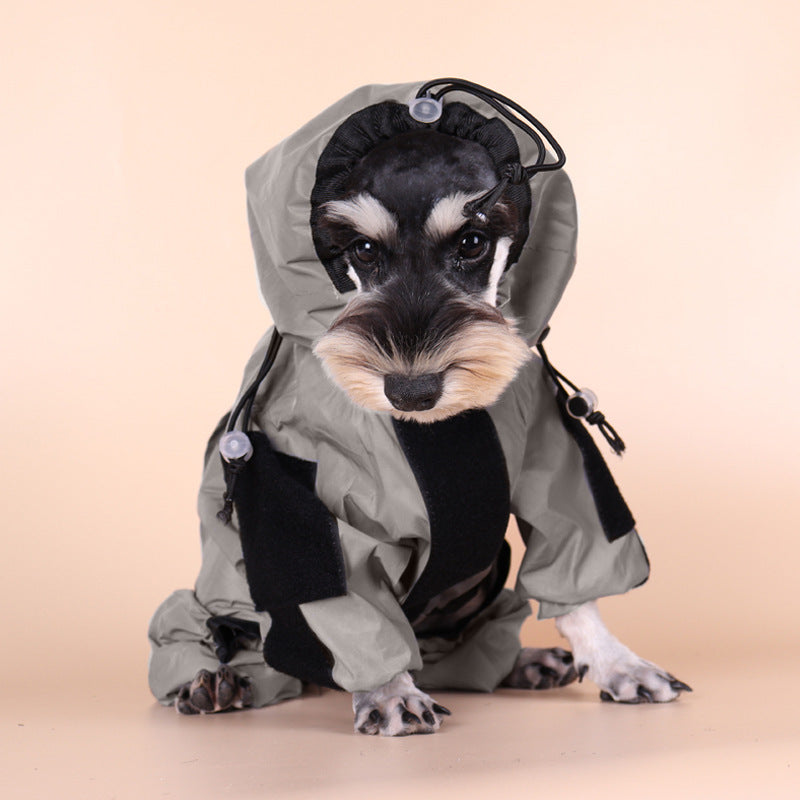 Raincoat for Four-Legged Dogs "Pluto" - Total Protection from Rain and Wind