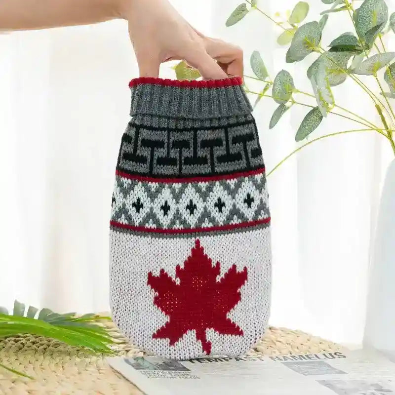 犬と猫用冬用セーター - 暖かくて柔らかい