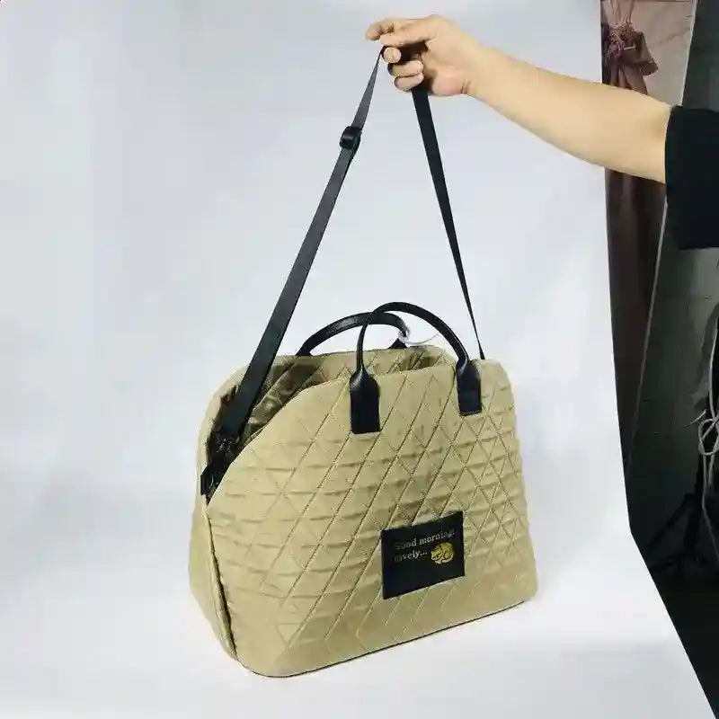 Borsa Trasportino Cani e Gatti Elegante - Good Morning Lovely by Dog Moda