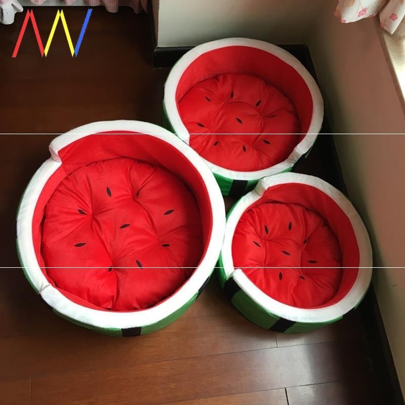 Lettino Ananas Arancione con ciuffetto per cani